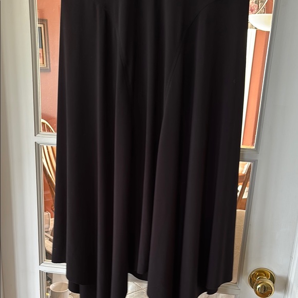 Black Midi Dress with Lace Accents Joseph Ribkoff 14 - Picture 7 of 11